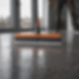 High-quality floor squeegee designed for concrete surfaces