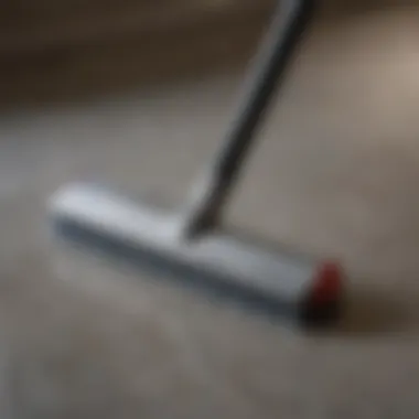 Proper maintenance of a floor squeegee