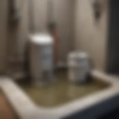 Sump Pump Basin Setup and Maintenance Diagram of the sump pump basin setup, emphasizing installation and maintenance insights.