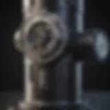 Detailed view of a Wayne pedestal sump pump motor showcasing its design features.