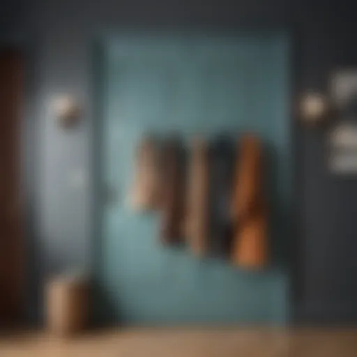 Elegant over-the-door multi hook displaying coats and accessories
