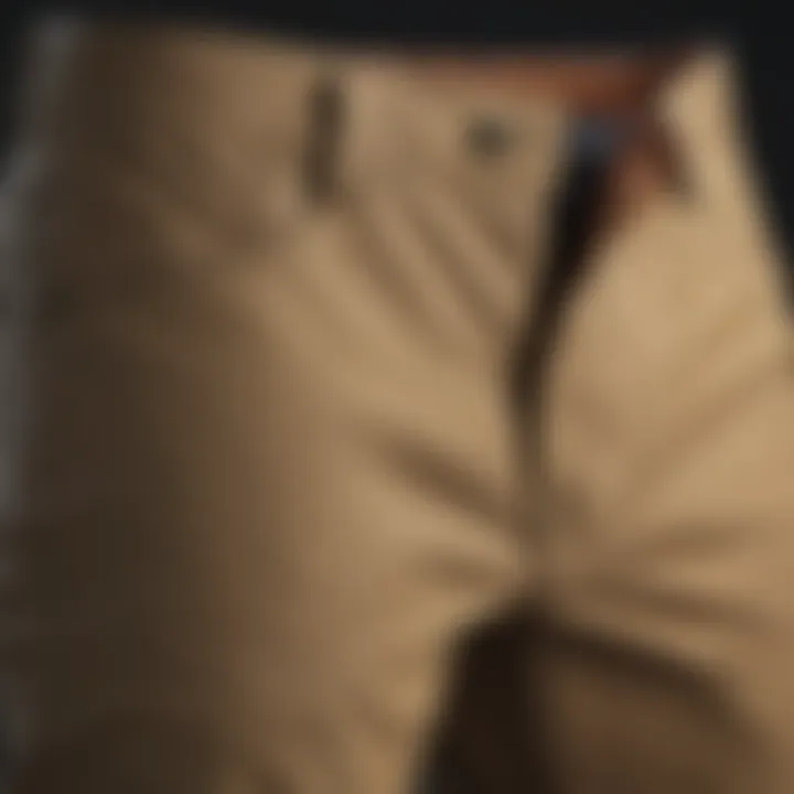 Utility Pocket Design on Construction Khaki Pants