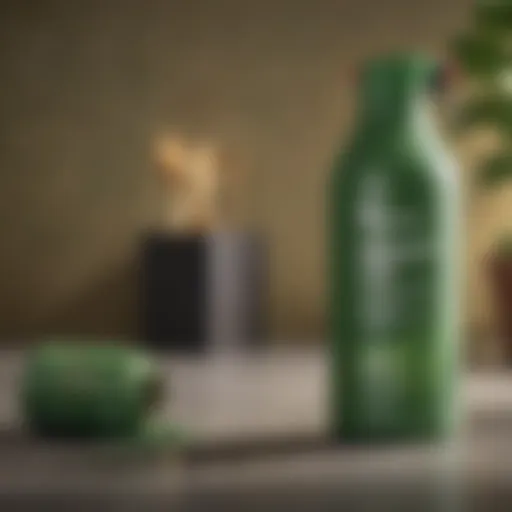 Innovative Eco-Friendly Design of Valspar Green Spray Paint Green spray paint canister showcasing Valspar's eco-friendly approach to color innovation