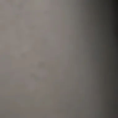 Smooth Finish Achieved with Valspar Paint Close-up view of Valspar paint texture on a wall after application