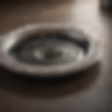 Different Materials for Sink Drain Rings A variety of sink drain rings made from different materials.