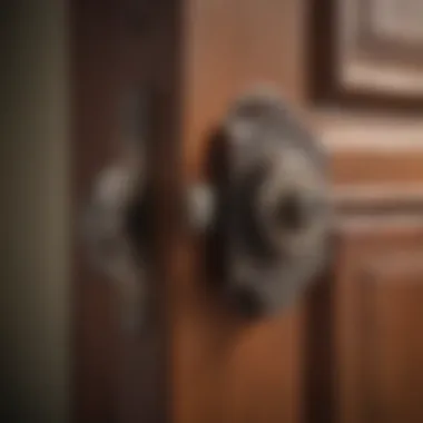 Variety of vintage screen door latch mechanisms