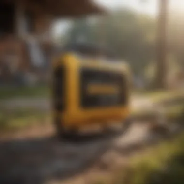 Versatile Dewalt Propane Heater in Outdoor Camping Scene