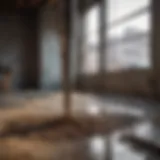 Ground spike in construction site