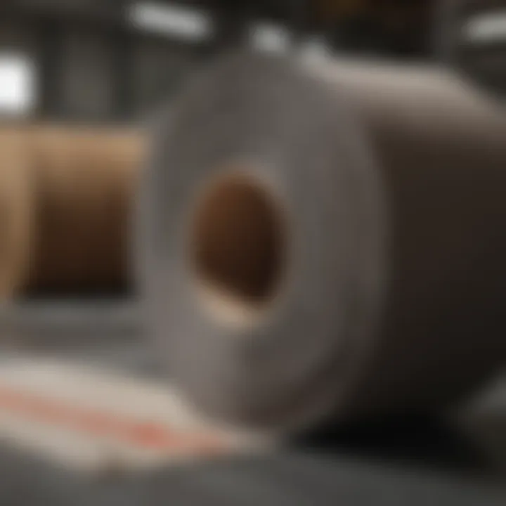 Versatile industrial application of felt strip rolls