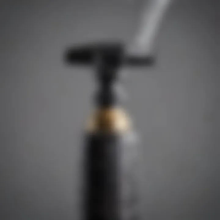 Close-up of multi-purpose sprayer nozzle