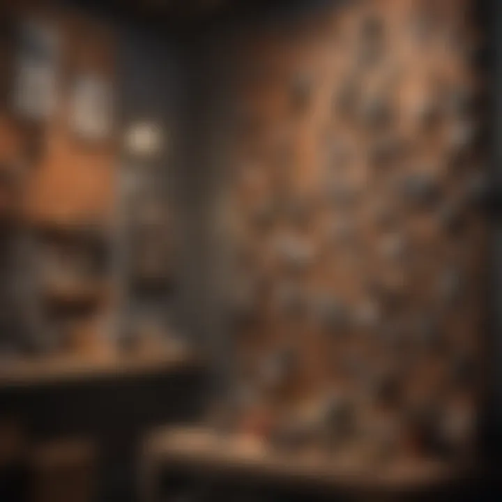 Creative Retail Display Using Pegboard Sheet