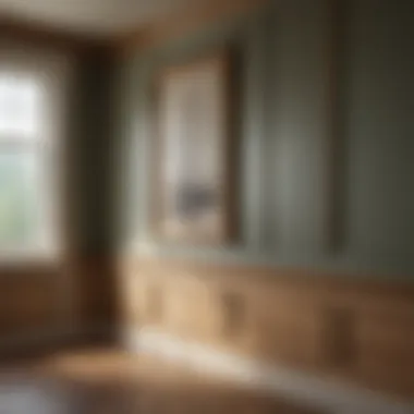 Sophisticated Wainscoting Using 1x4 Pine Trim 1x4 pine trim wainscoting