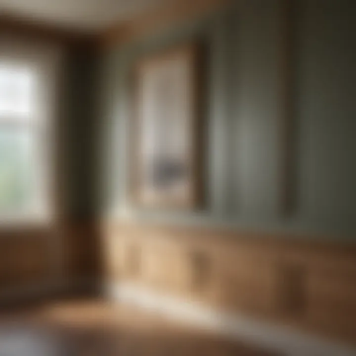 Sophisticated Wainscoting Using 1x4 Pine Trim 1x4 pine trim wainscoting