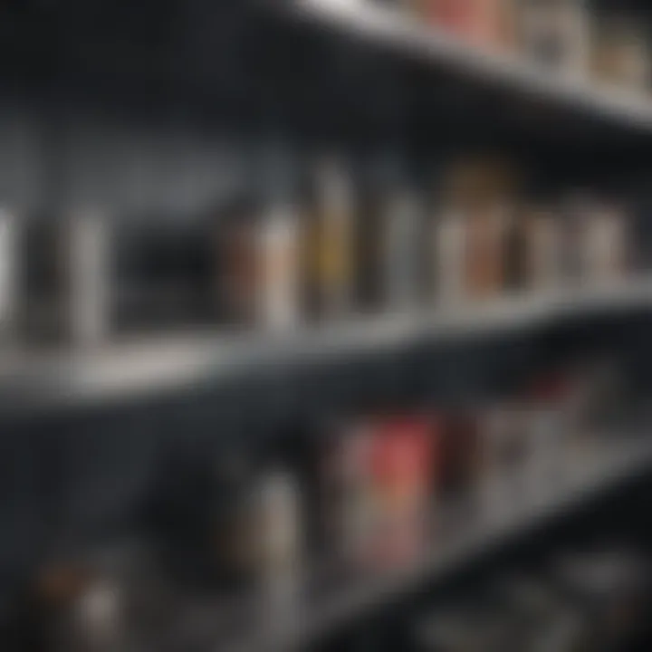 Stainless steel shelf liner for durable and stylish commercial shelving