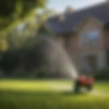 Versatile Functionality Versatile use of oscillating lawn sprinkler