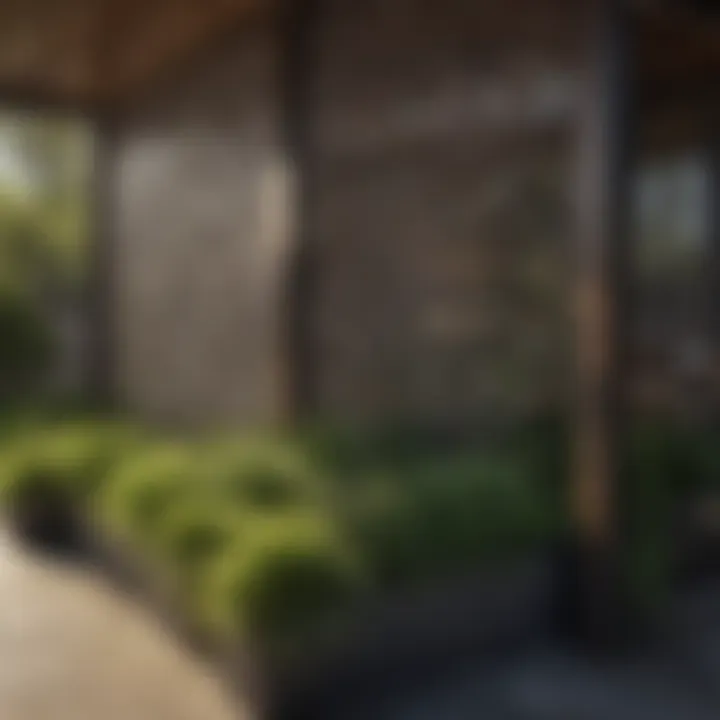 Elevating Outdoor Aesthetics Enhanced Landscaping with 4x8 Vinyl Lattice