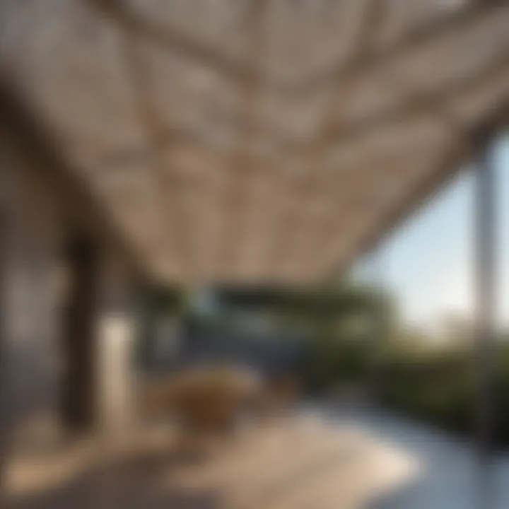 Elegant Sun Protection Design Outdoor Shade Structure Featuring 4x8 Vinyl Lattice