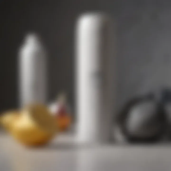 White glossy spray paint transforming mundane objects