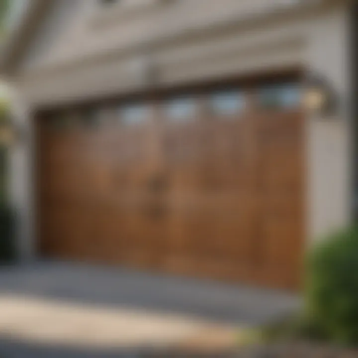 Versatile Wood Finish 10 x 8 Garage Door