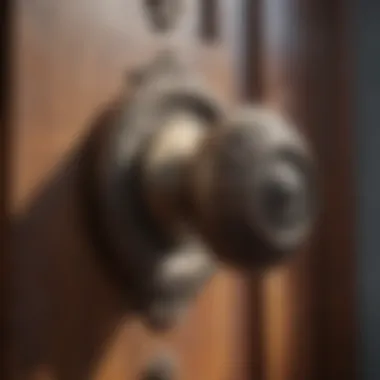 Vintage Inspired Center Door Knob Hardware