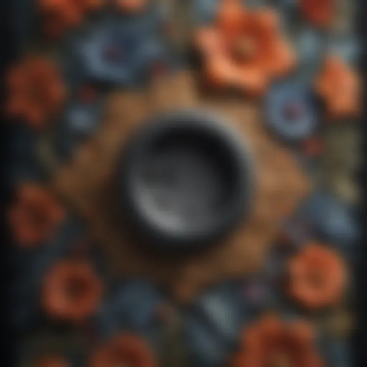 Vintage-inspired electrical receptacle cover with intricate floral motifs