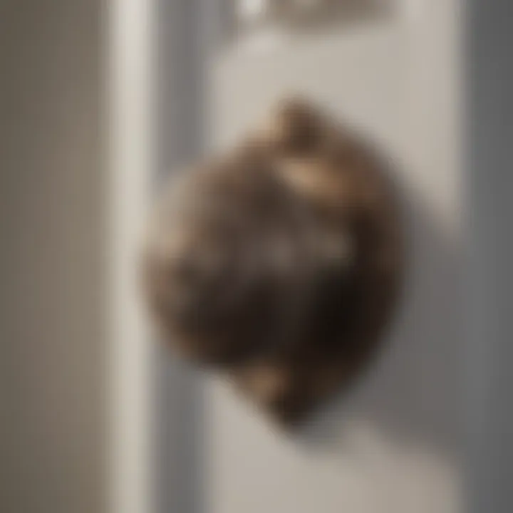 Vintage Mobile Home Door Knob with Ornate Details