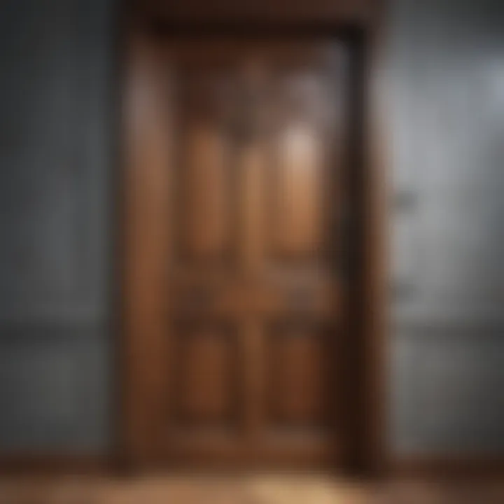 Vintage Wooden Interior Door