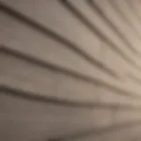 Close-up view of high-quality vinyl siding fascia demonstrating its texture and finish.