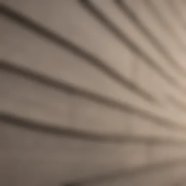 Close-up view of high-quality vinyl siding fascia demonstrating its texture and finish.