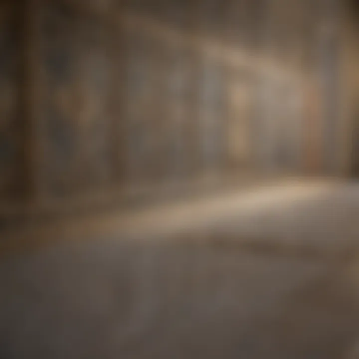 Diverse Tile Trim Options for Design Enhancement Tile trim options displayed in a showroom