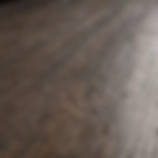 Exploring the Texture of Vinyl Flooring Close-up of vinyl flooring texture