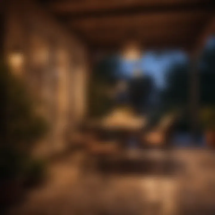 Warm Ambiance of Outdoor Patio Lighting