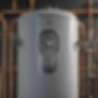 Water heater parts store display