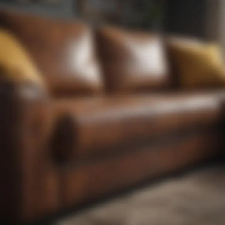 Comparison of a stained couch vs. a protected couch