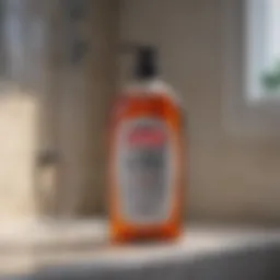 Weiman Shower Cleaner Bottle Reflecting Pristine Cleanliness