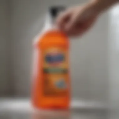 Weiman Shower Cleaner in Action Against Stubborn Soap Scum