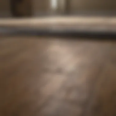 Ready Subfloor for Vinyl Plank Installation Well-prepared subfloor ready for luxury vinyl planks