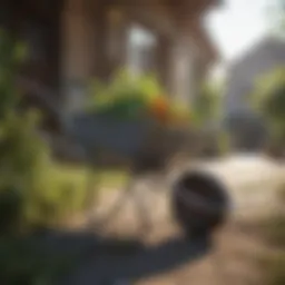 Innovative wheelbarrow design for efficiency