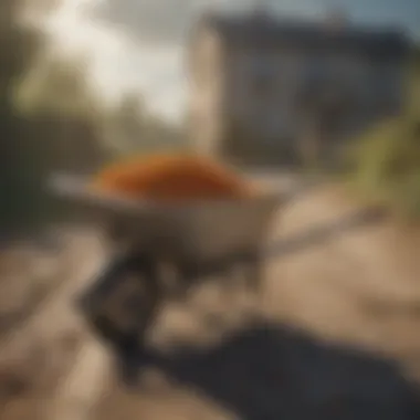 Wheelbarrow transport options for easy access