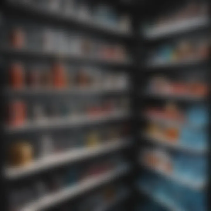 DIY assembly of plastic shelves at home