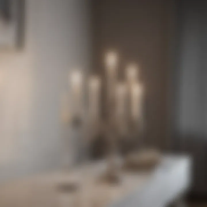 Modern Application of White Candelabra Bulbs in Contemporary Decor