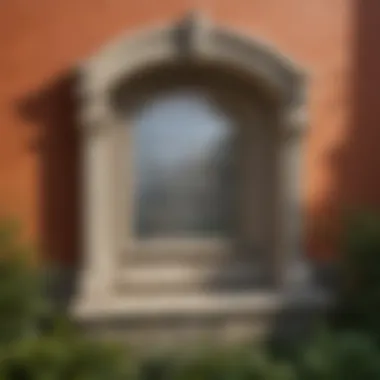Maintenance of a Well-Painted Window Well A well-maintained window well with a fresh coat of paint and surrounding landscaping