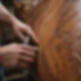 Artisan Crafting Woodgrain Detail