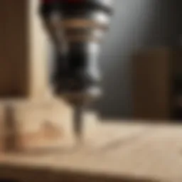 Woodworking Router Bit Close-Up