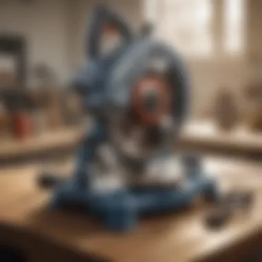 Maintenance Essentials for Worm Drive Circular Saws A well-maintained worm drive circular saw with tools for maintenance.