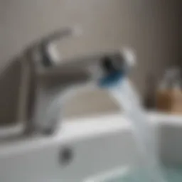 Close-up of Zero Water Faucet Filter showcasing its sleek design.